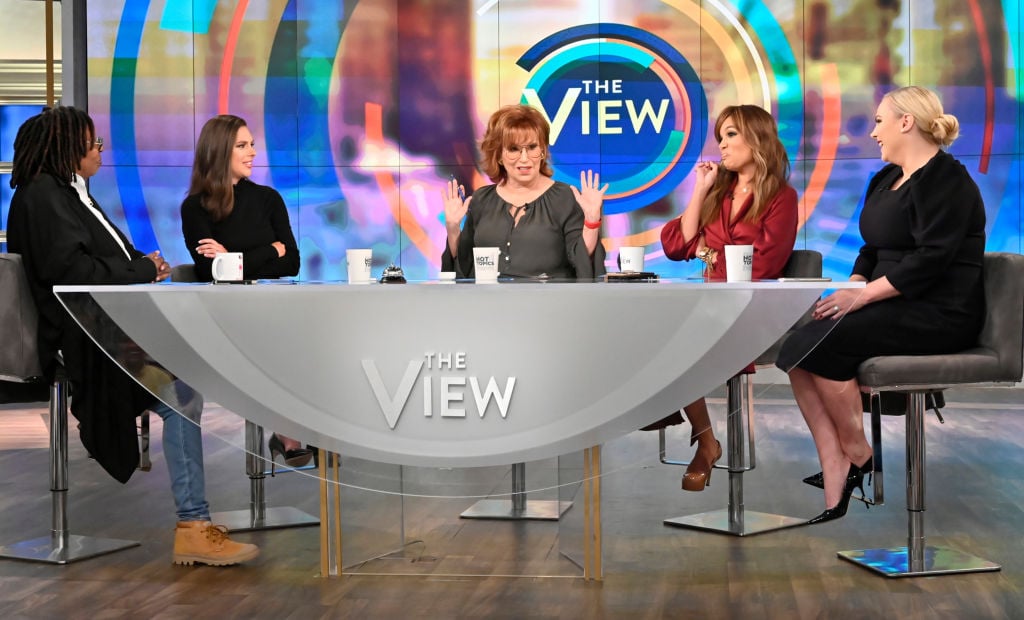 Whoopi Goldberg, Abby Huntsman, Joy Behar, Sunny Hostin, and Meghan McCain of 'The View'