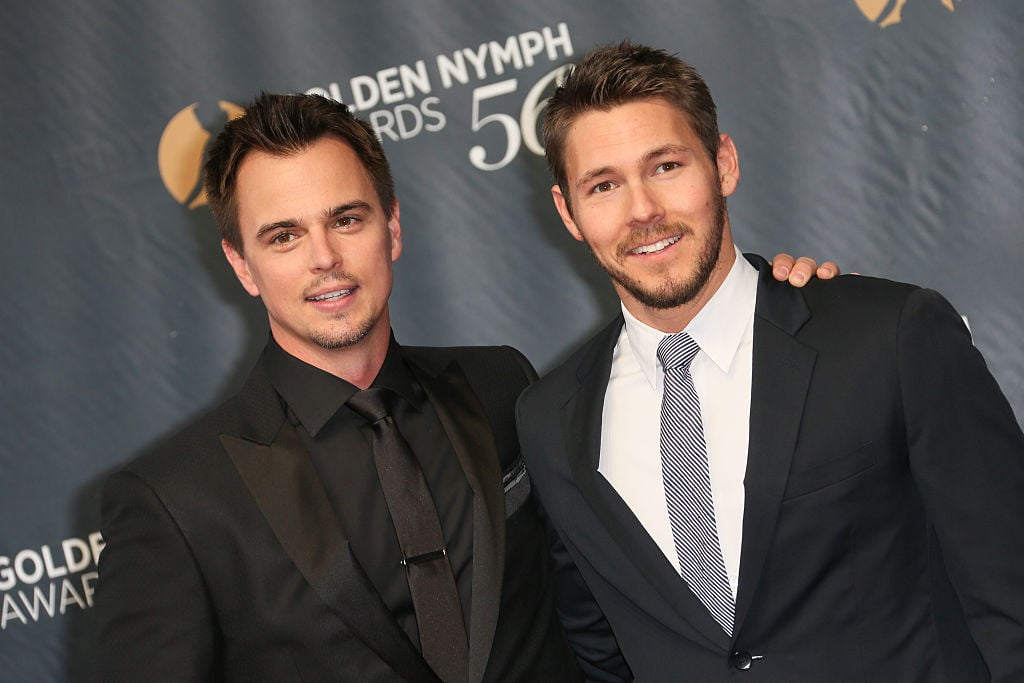 Darin Brooks and Scott Clifton