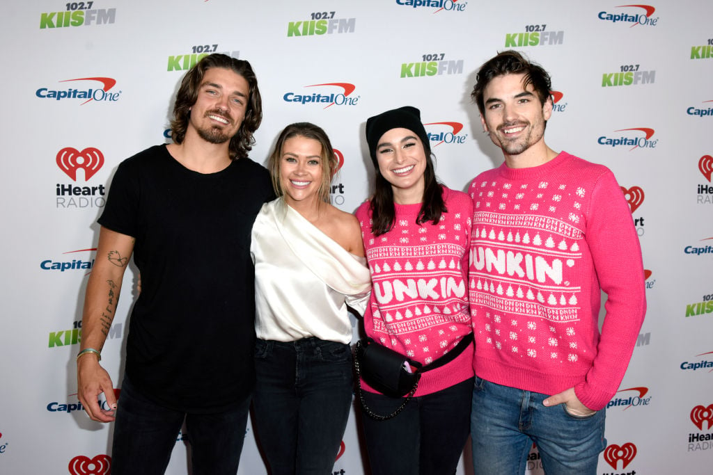 Dean Unglert, Caelynn Miller-Keyes, Ashley Iaconetti Haibon, and Jared Haibon