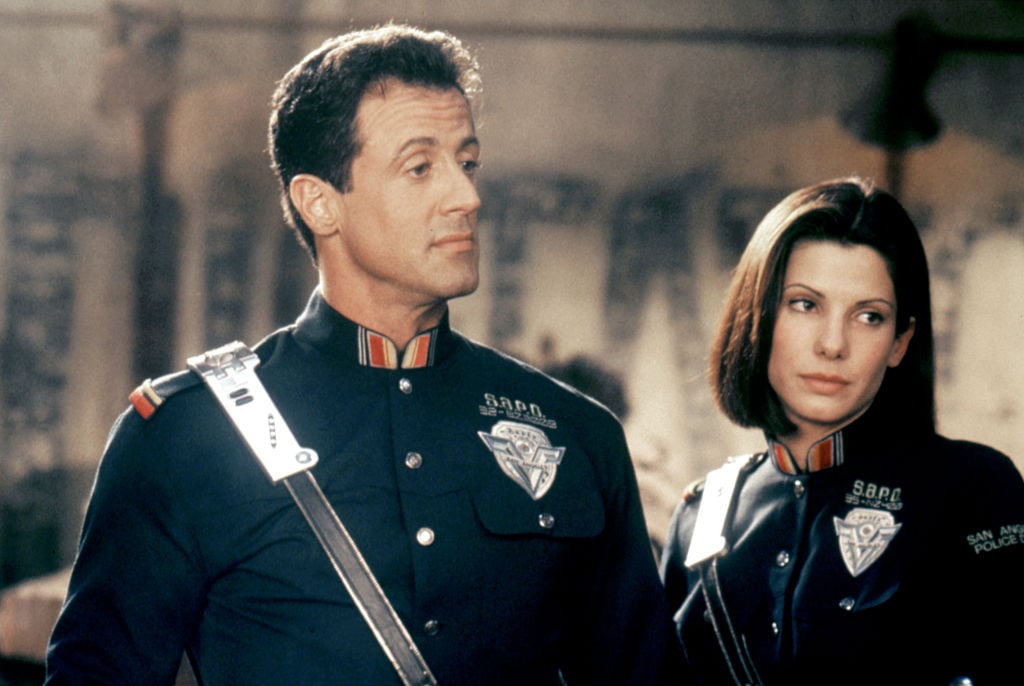 Sylvester Stallone and Sandra Bullock in 'Demolition Man'