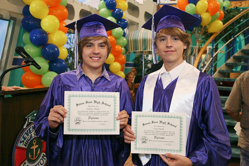 "Graduation on Deck"  episode of 'Suite Life on Deck,' featuring Dylan and Cole Sprouse