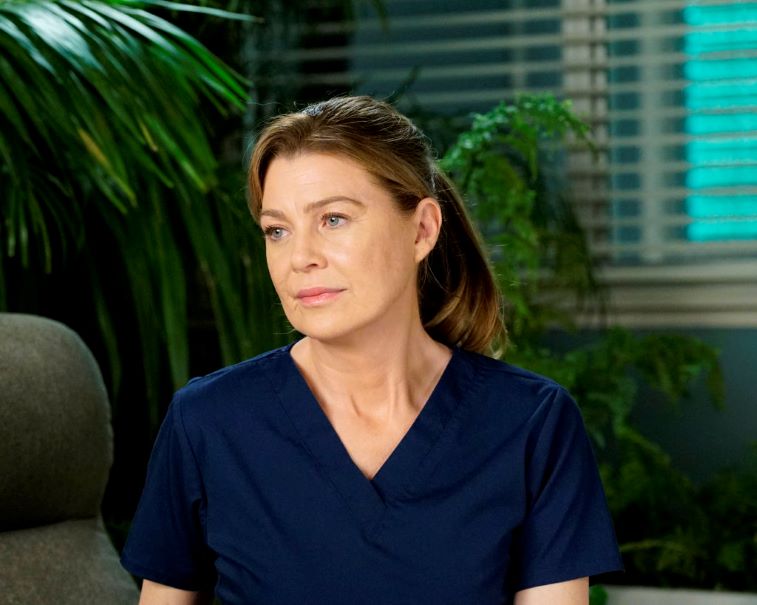 Ellen Pompeo as Meredith on 'Grey's Anatomy'