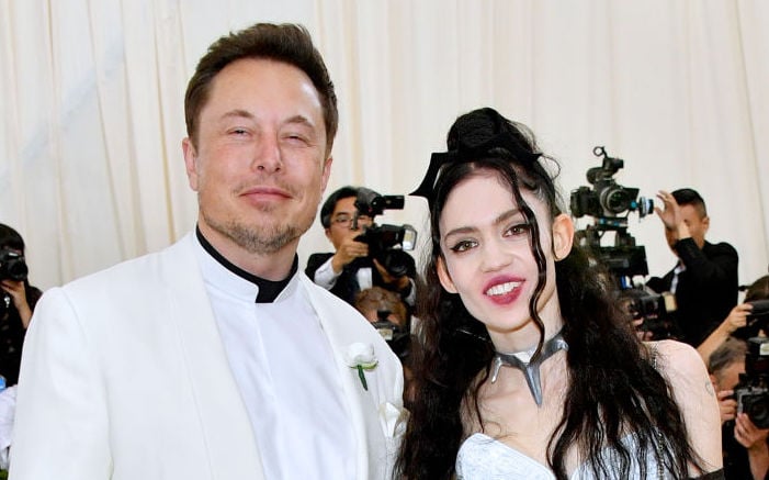 Elon Musk and Grimes at the Met Gala in May 2018