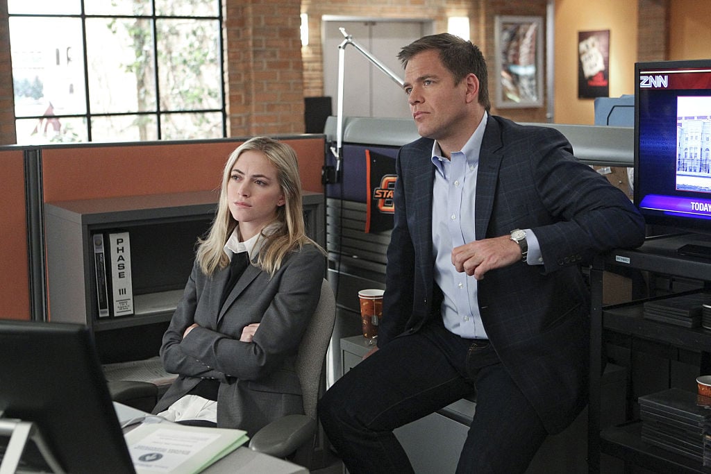Emily Wickersham and Michael Weatherly | Sonja Flemming/CBS via Getty Images