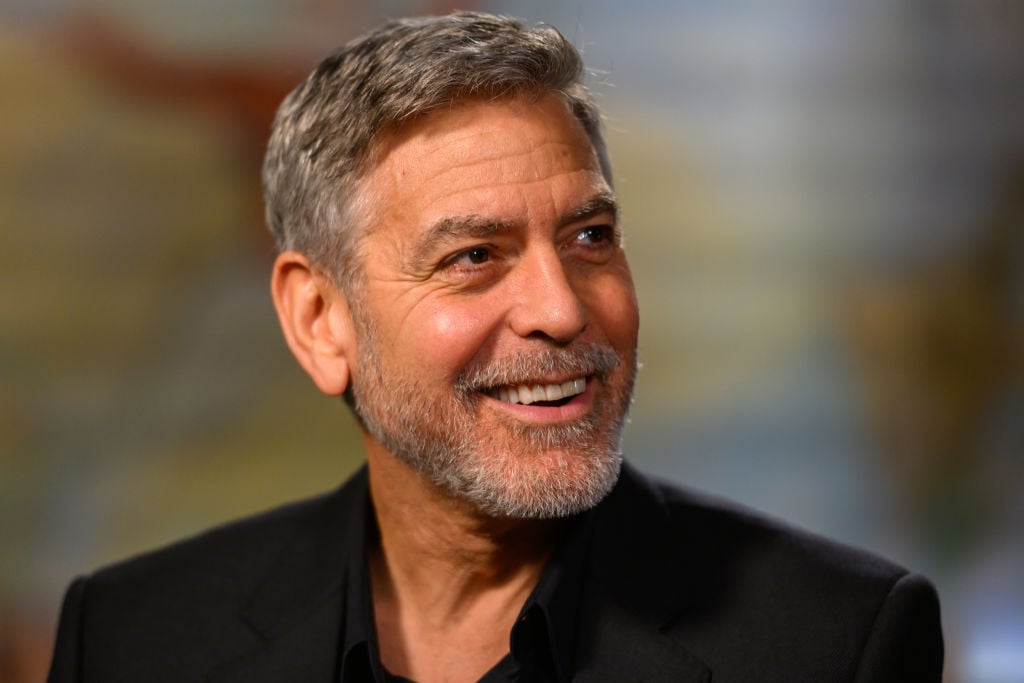 George Clooney smiling