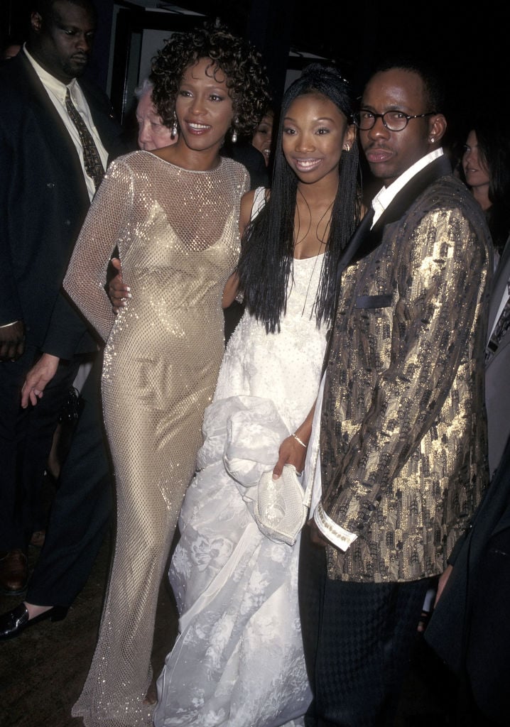 Whitney Houston, Brandy, and Bobby Brown