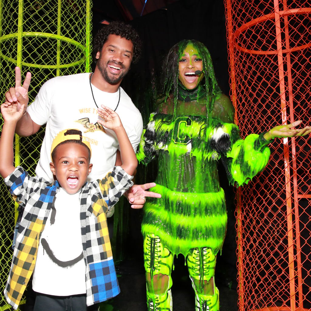 Russell Wilson, Baby Future, and Ciara