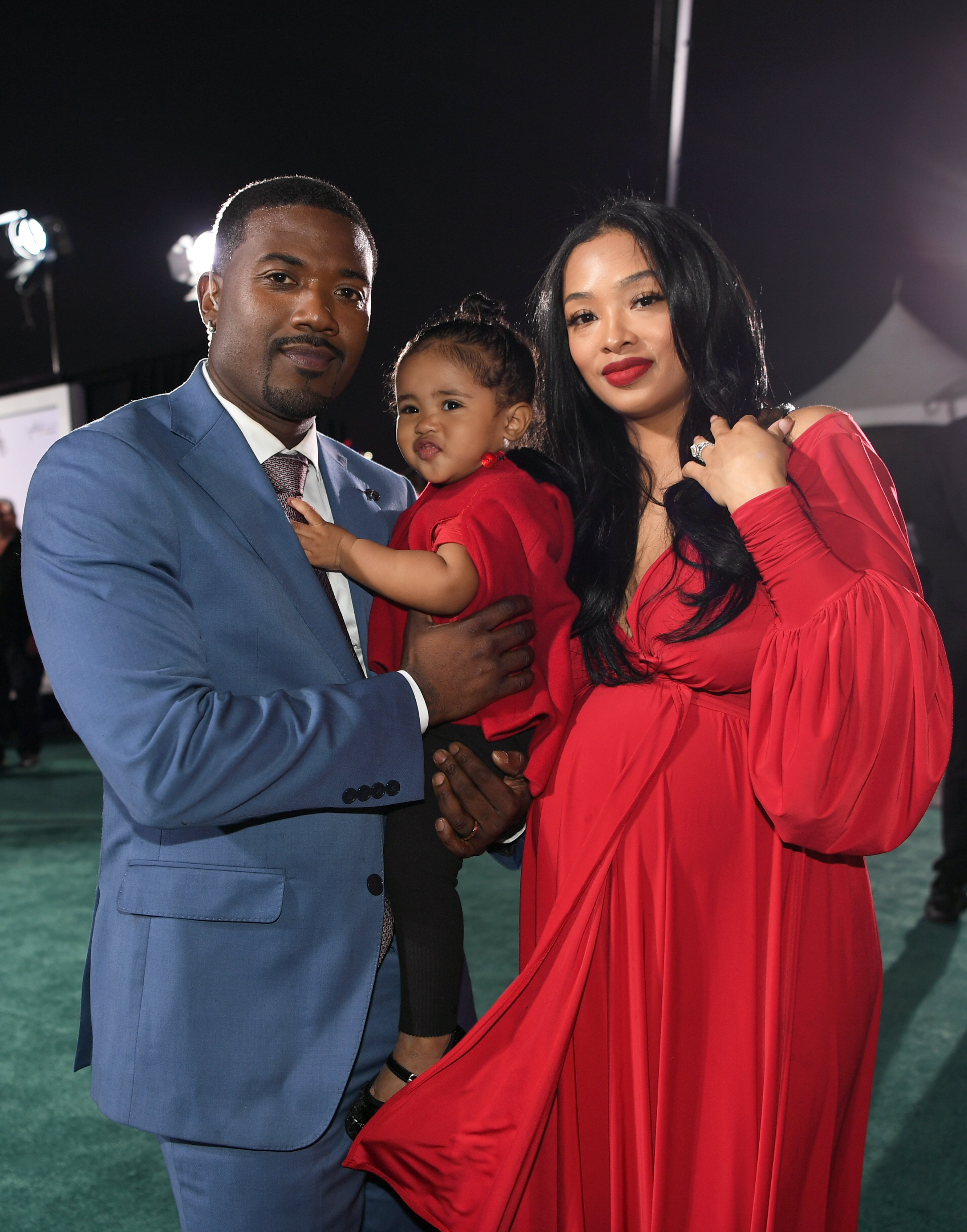 Ray J, Melody Love Norwood, and Princess Love