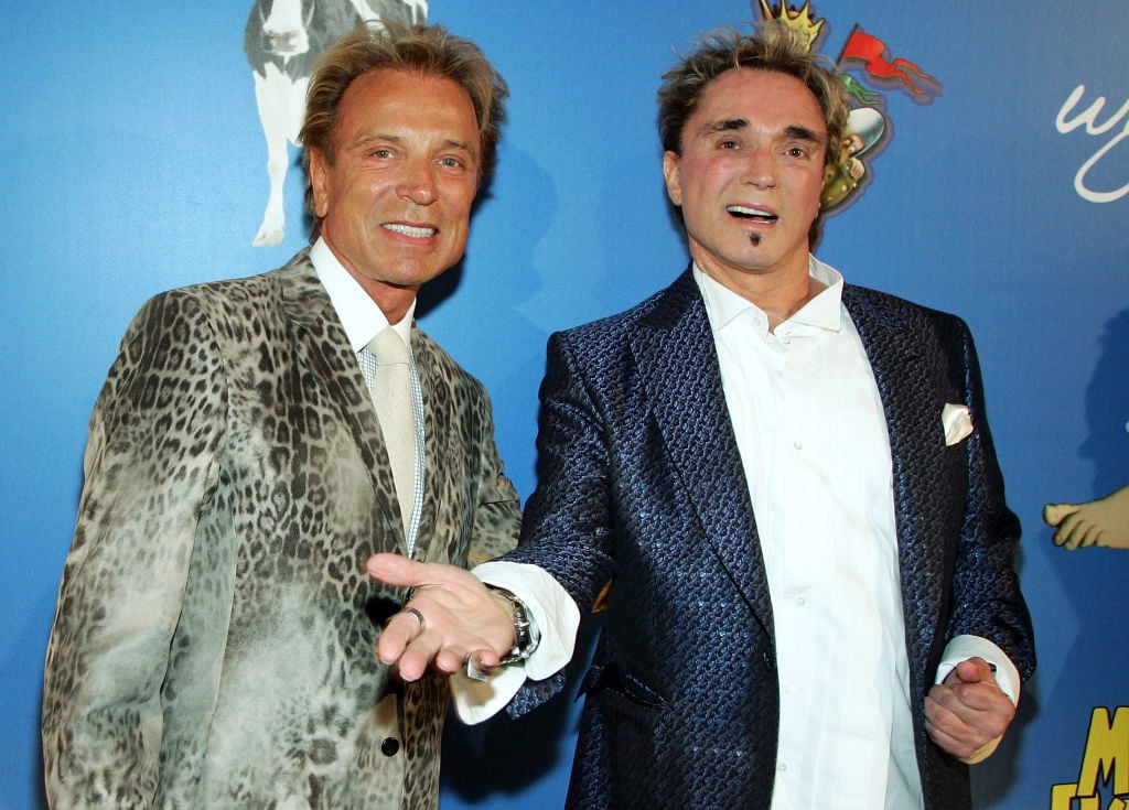 Left to right: Siegfried Fischbacher and Roy Horn, known professionally as illusionist duo 'Siegfried & Roy', 2007