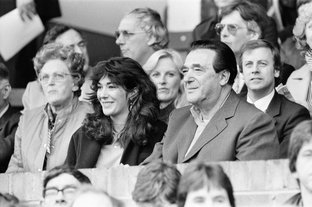 Ghislaine Maxwell and Robert Maxwell