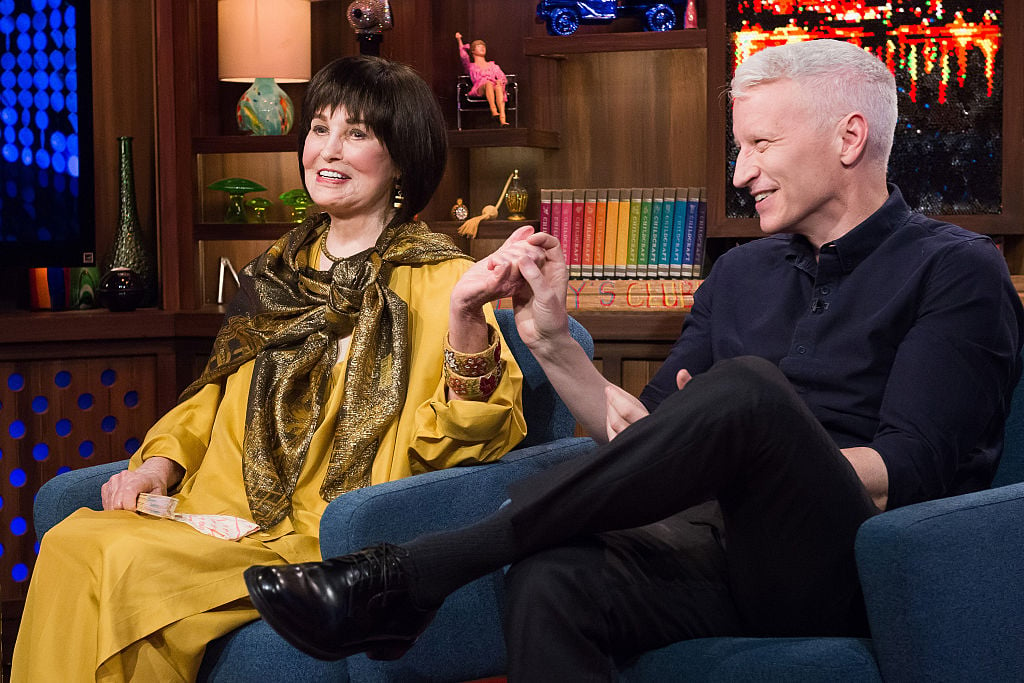 Gloria Vanderbilt and Anderson Cooper