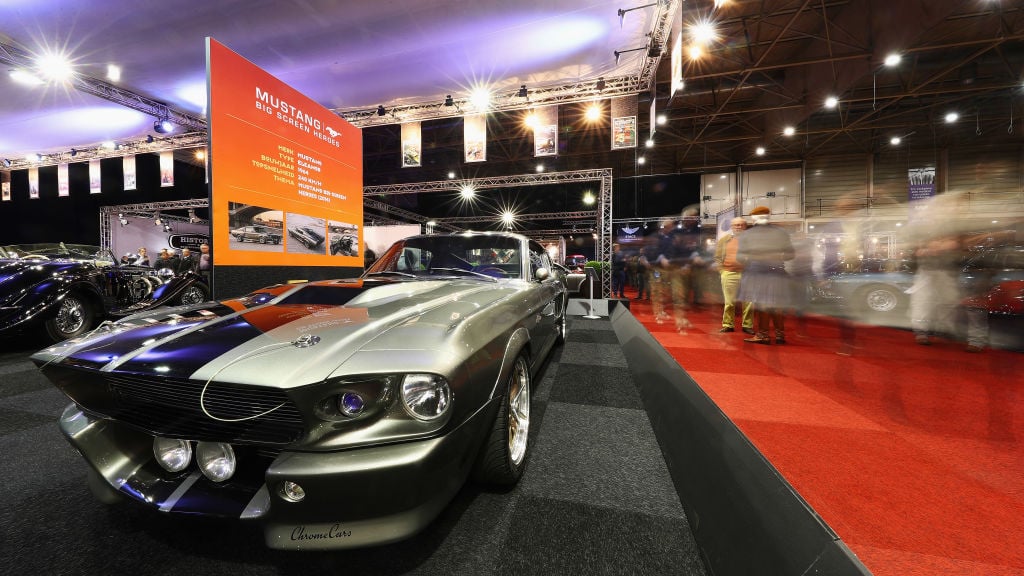 The Ford Mustang from 'Gone in 60 Seconds' on display