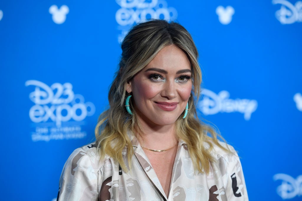 Hilary Duff at an event in August 2019