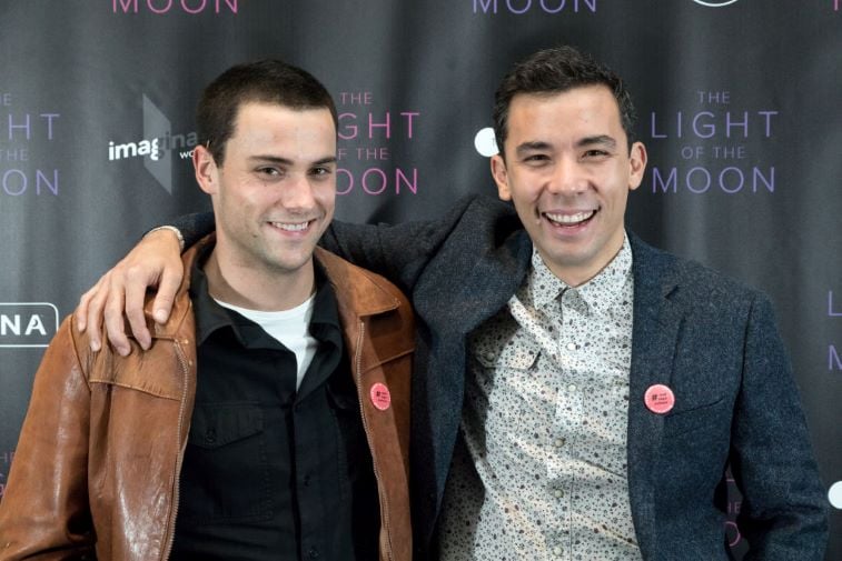 Jack Falahee and Conrad Ricamora