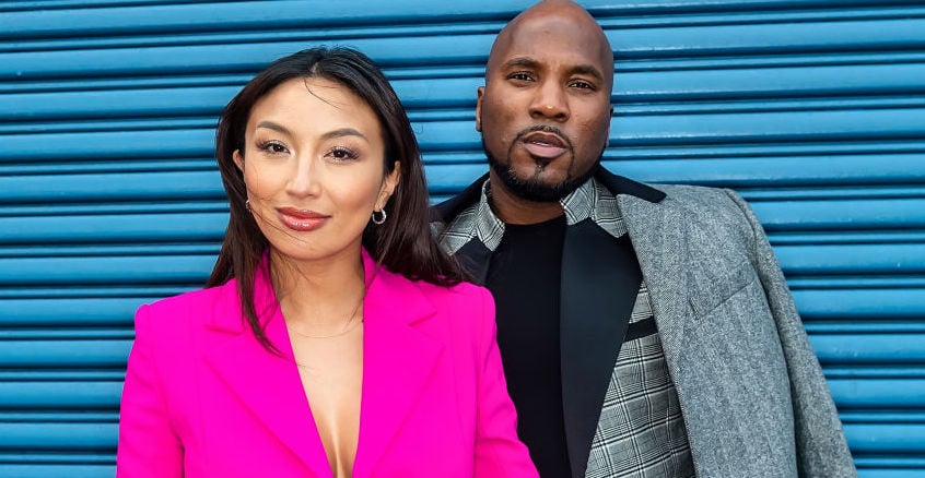 Jeannie Mai and Jeezy at a fashion show in February 2020 in New York City 