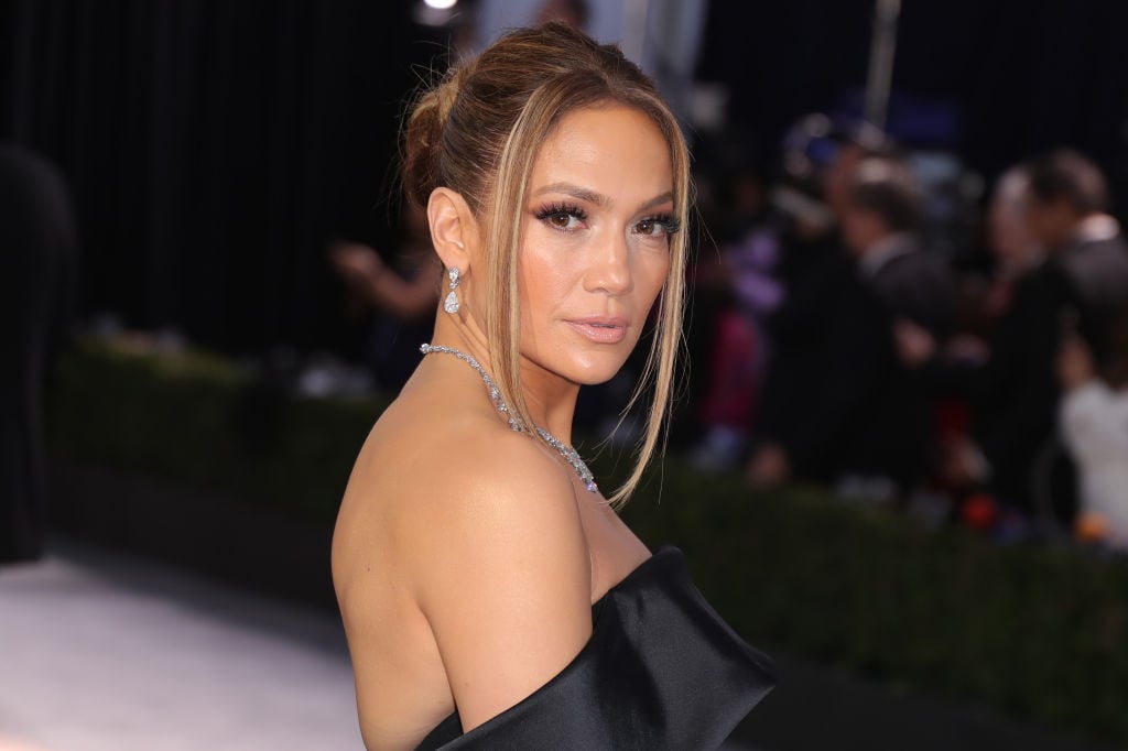 Jennifer Lopez on the red carpet at an event in January 2020