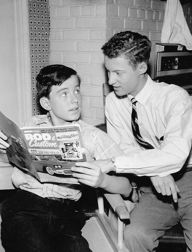 Jerry Mathers and Ken Osmond on 'Leave It to Beaver'