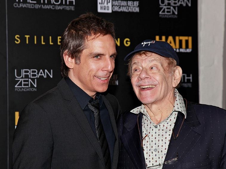 Ben Stiller with his father, Jerry Stiller