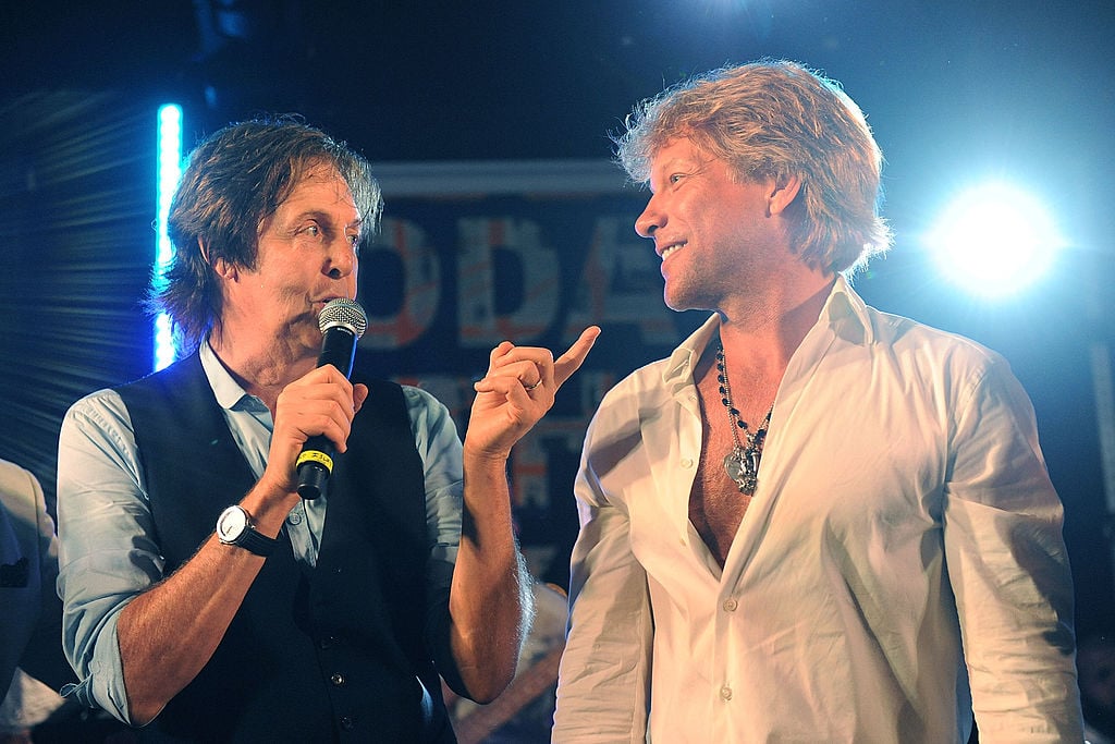 Jon Bon Jovi and Paul McCartney