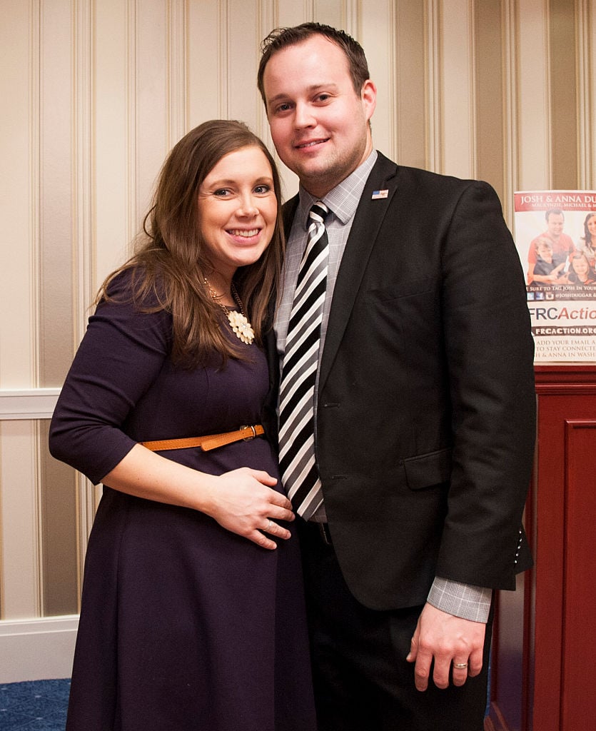 Anna Duggar and Josh Duggar pose during the 42nd annual Conservative Political Action Conference (CPAC)
