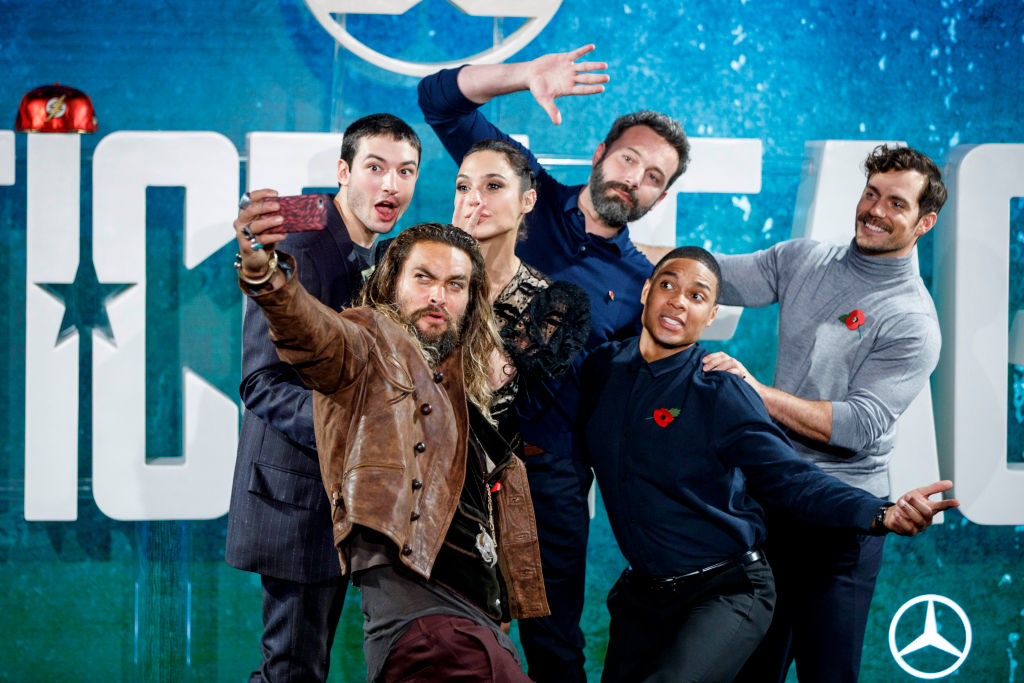 The cast of 'Justice League' at a photocall