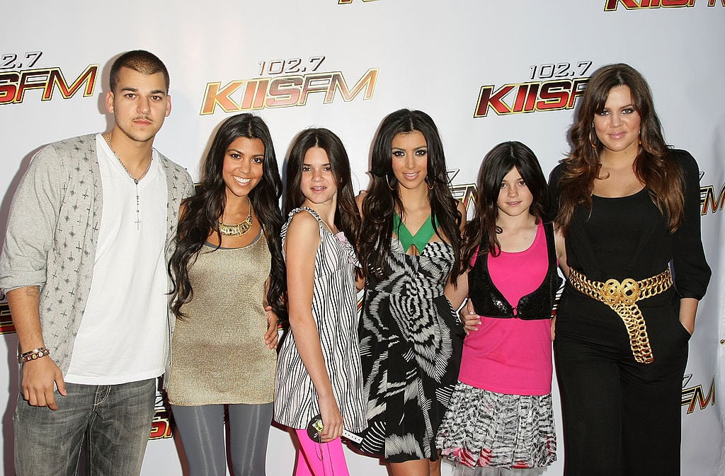 Robert Kardashian, Kourtney Kardashian, Kendall Jenner, Kim Kardashian, Kylie Jenner, and Khloe Kardashian