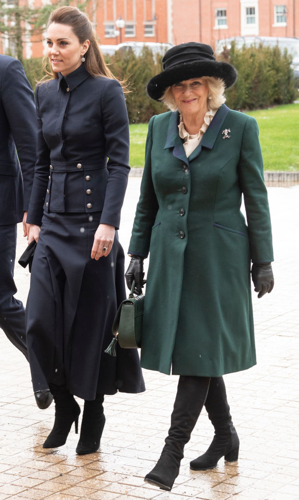 Kate Middleton and Camilla Parker Bowles visit Leicestershire in February 2020
