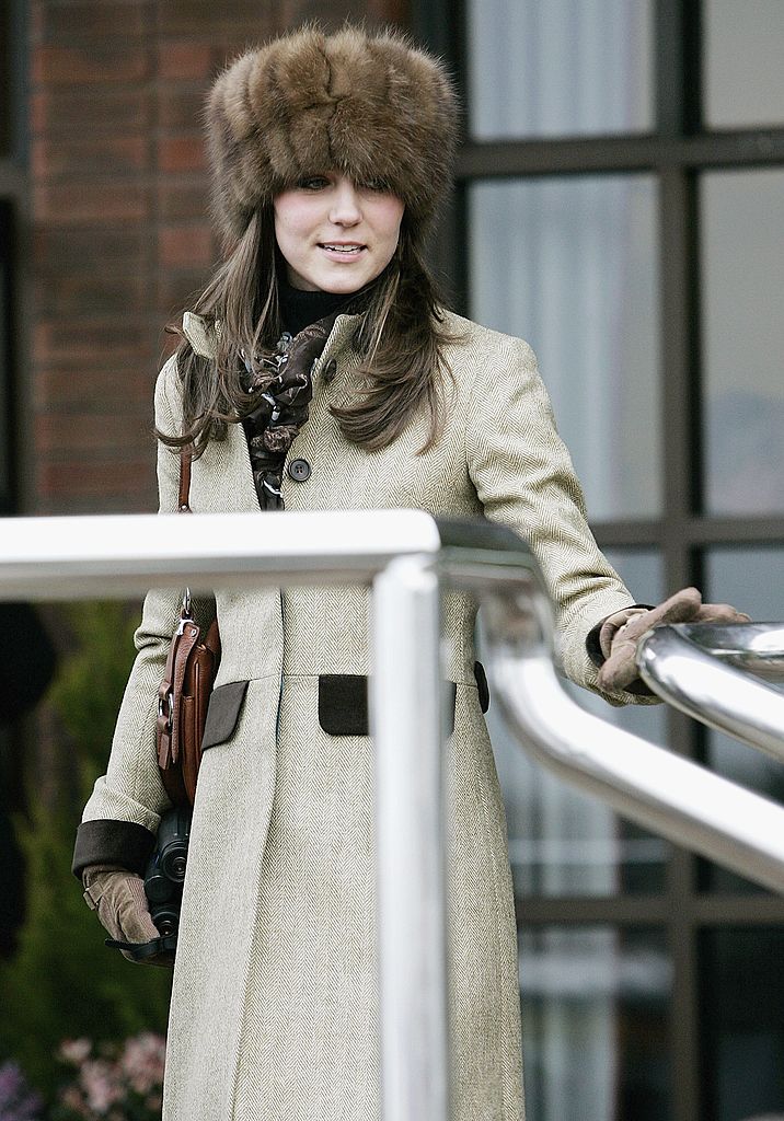 Kate Middleton attends the Cheltenham Festival, 2006