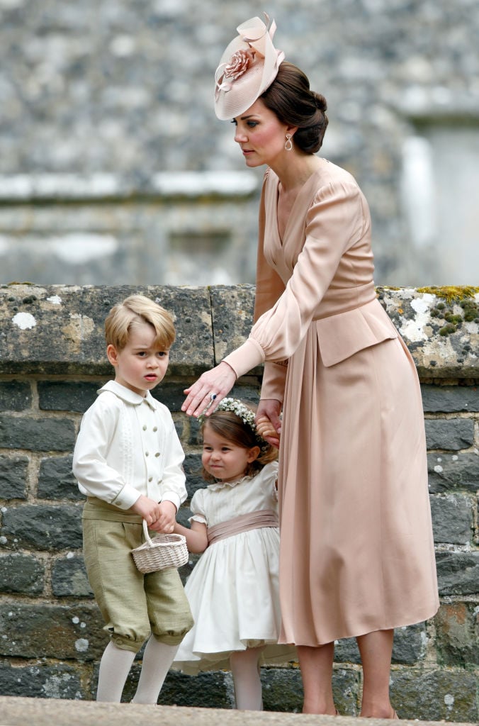 Kate Middleton with Prince George and Princess Charlotte