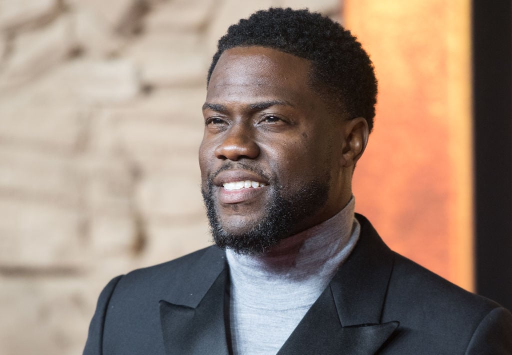 Kevin Hart on the red carpet at an event in December 2019