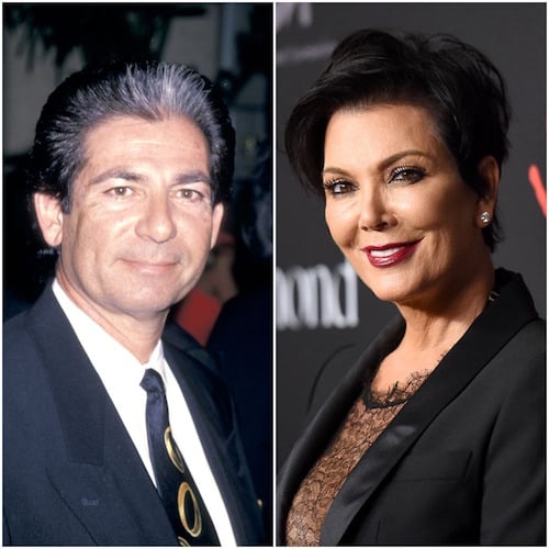 Robert Kardashian and Kris Jenner