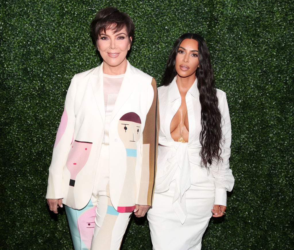 Kris Jenner and Kim Kardashian West