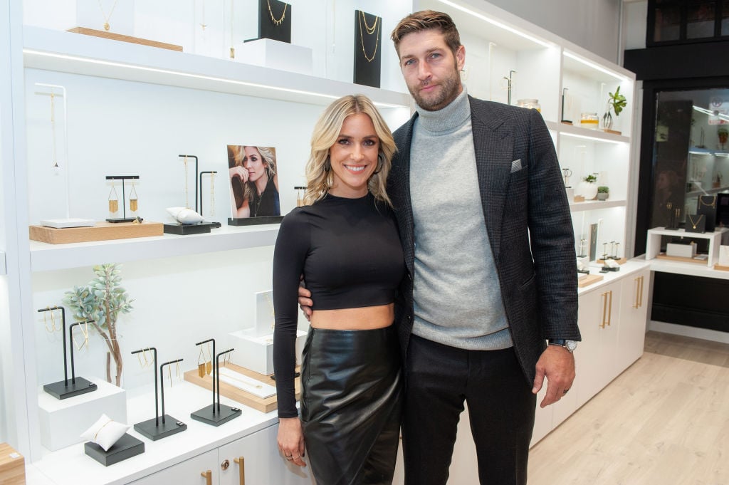 Kristin Cavallari and Jay Cutler attend the Uncommon James VIP Grand Opening