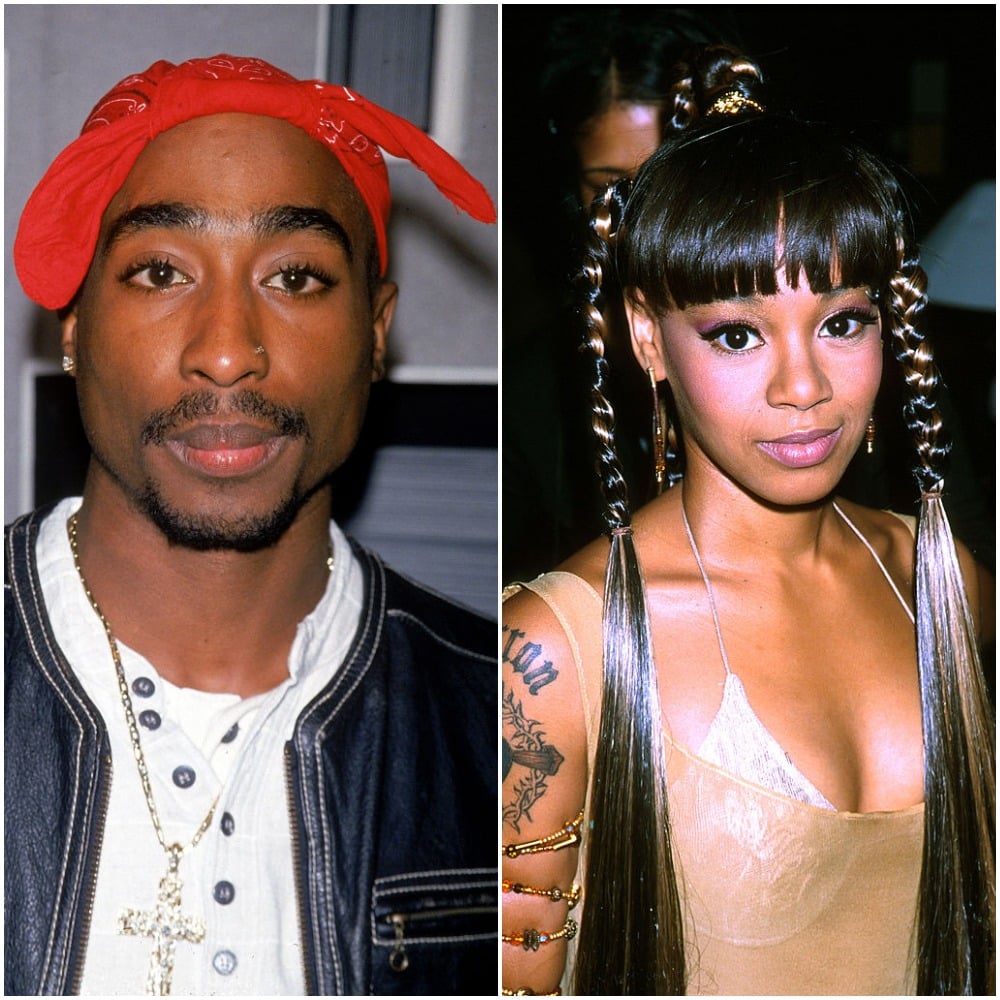  (L) Tupac Shakur, (R) Lisa 'Left Eye' Lopes