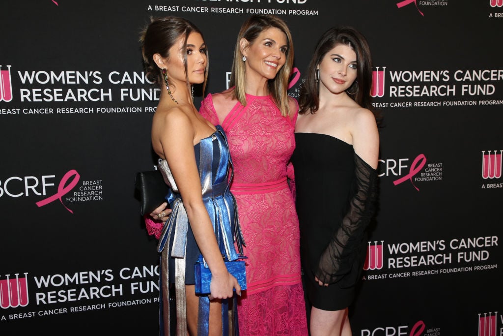 Olivia Jade Giannulli, Lori Loughlin, and Isabella Rose Giannulli attend The Women's Cancer Research Fund's An Unforgettable Evening Benefit Gala
