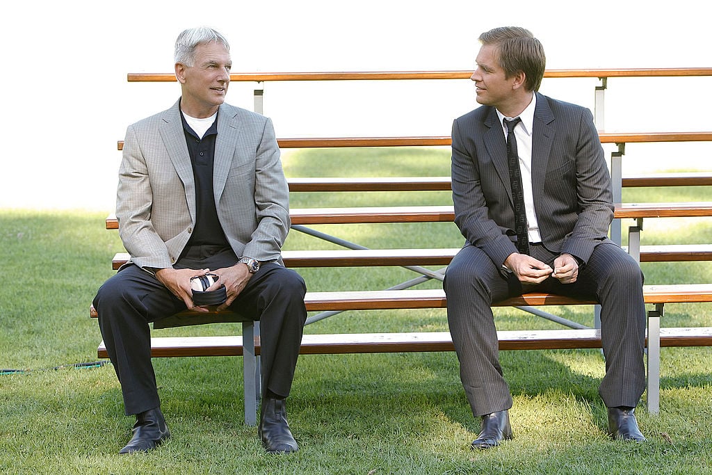 Mark Harmon and Michael Weatherly in NCIS