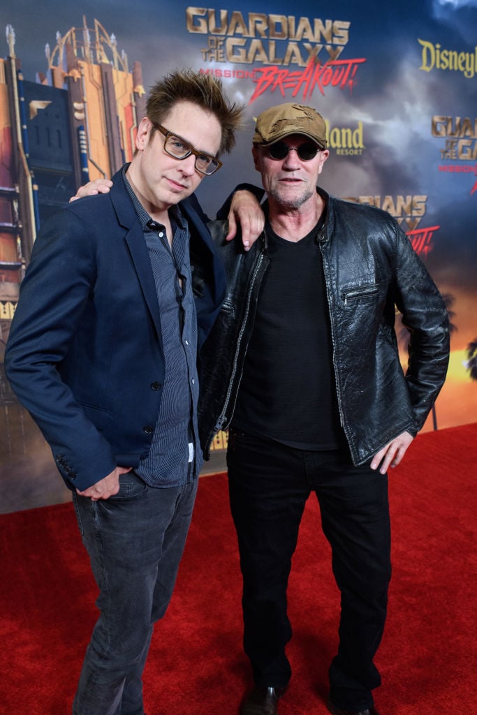 Michael Rooker and James Gunn