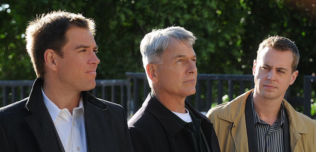 NCIS stars Michael Weatherly, Mark Harmon, and Sean Murray