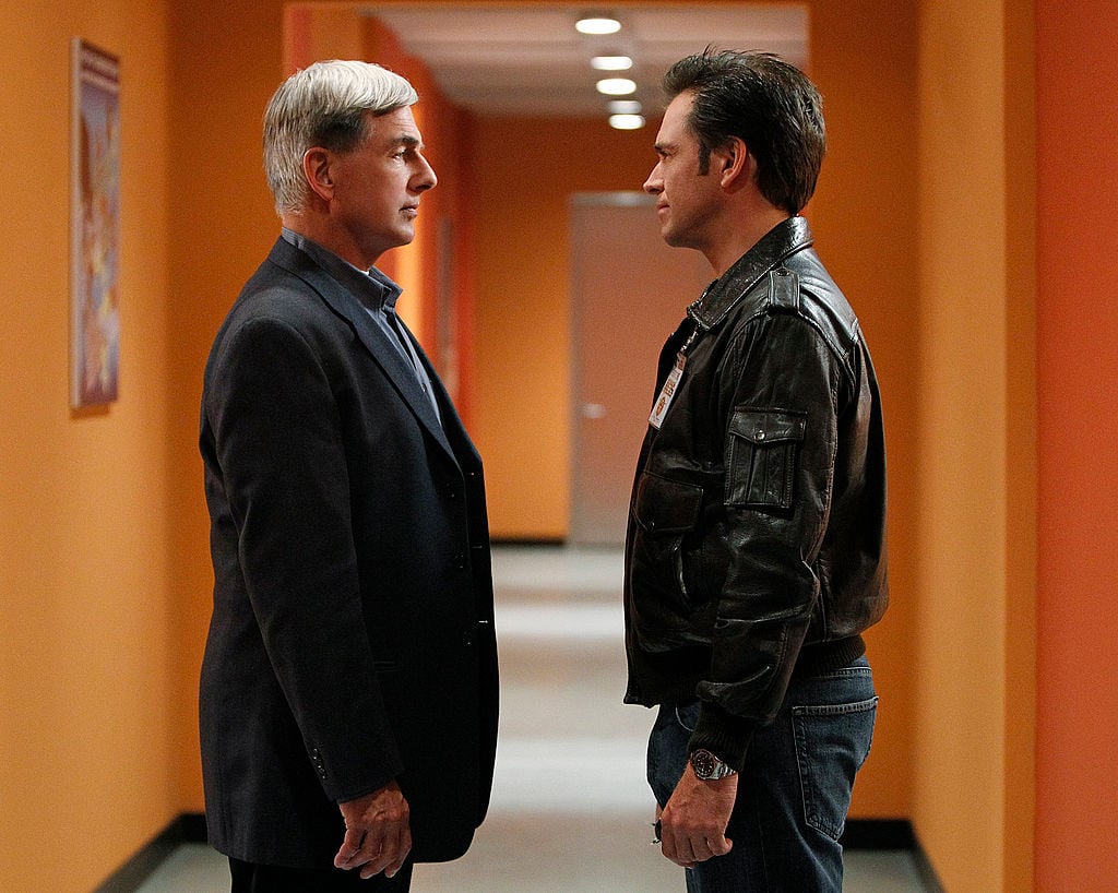 Michael Weatherly and Mark Harmon in NCIS