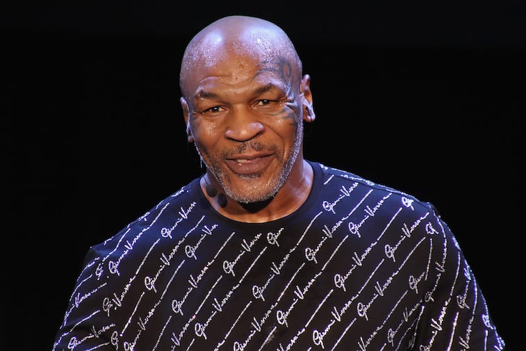 Mike Tyson performs onstage