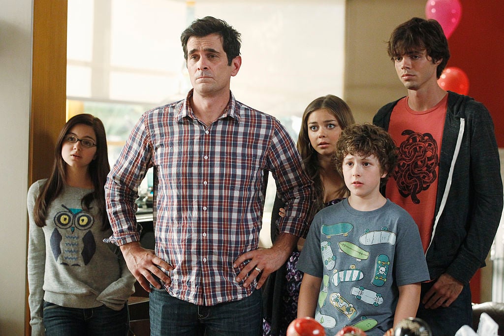 El elenco de la galardonada serie de ABC, 'Modern Family' |