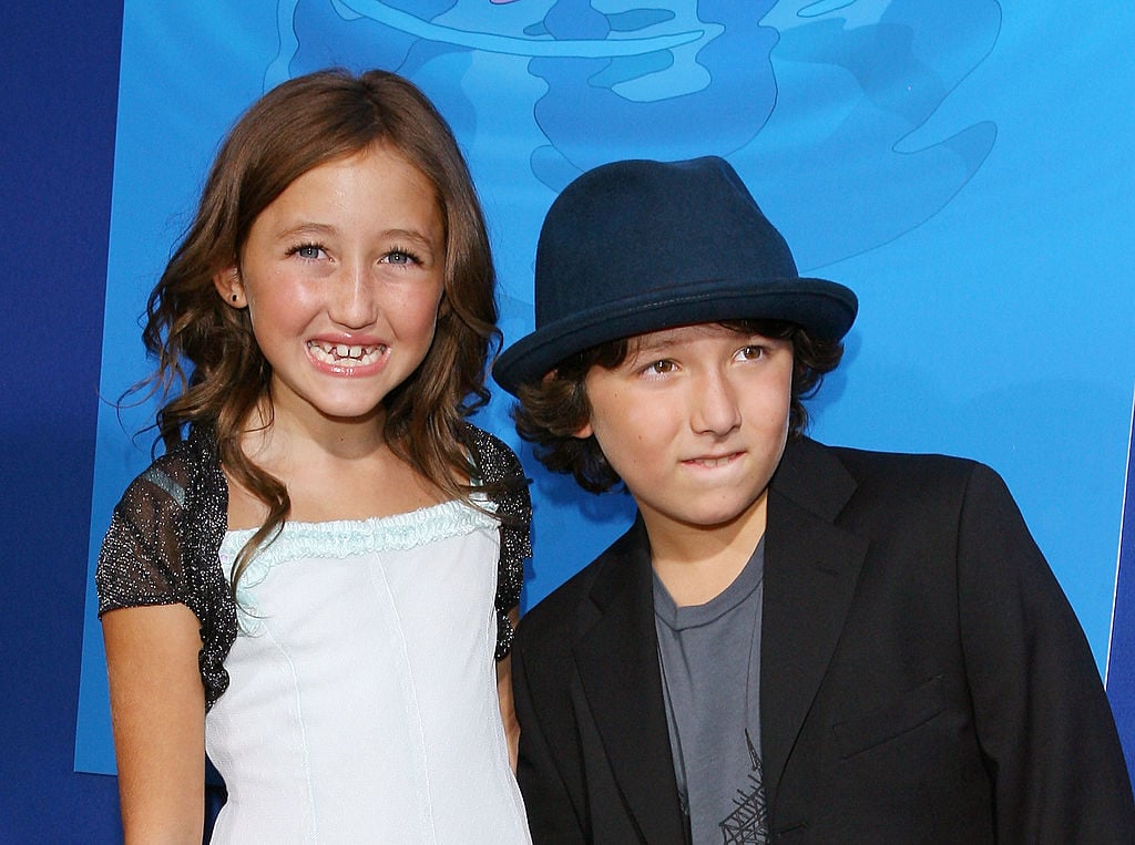 Actors Noah Cyrus and Frankie Jonas of "Ponyo"  