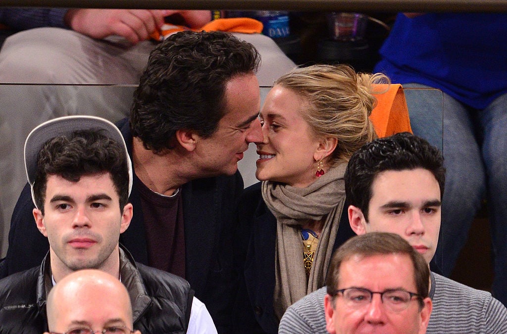 Olivier Sarkozy and Mary-Kate Olsen at an event