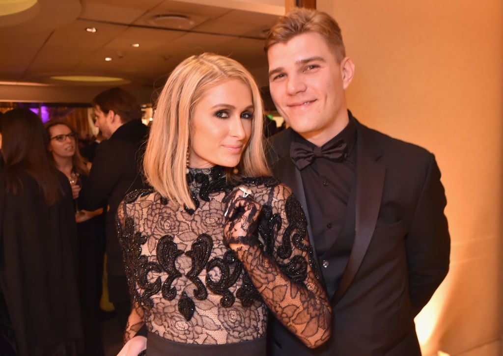 Paris Hilton and Chris Zylka