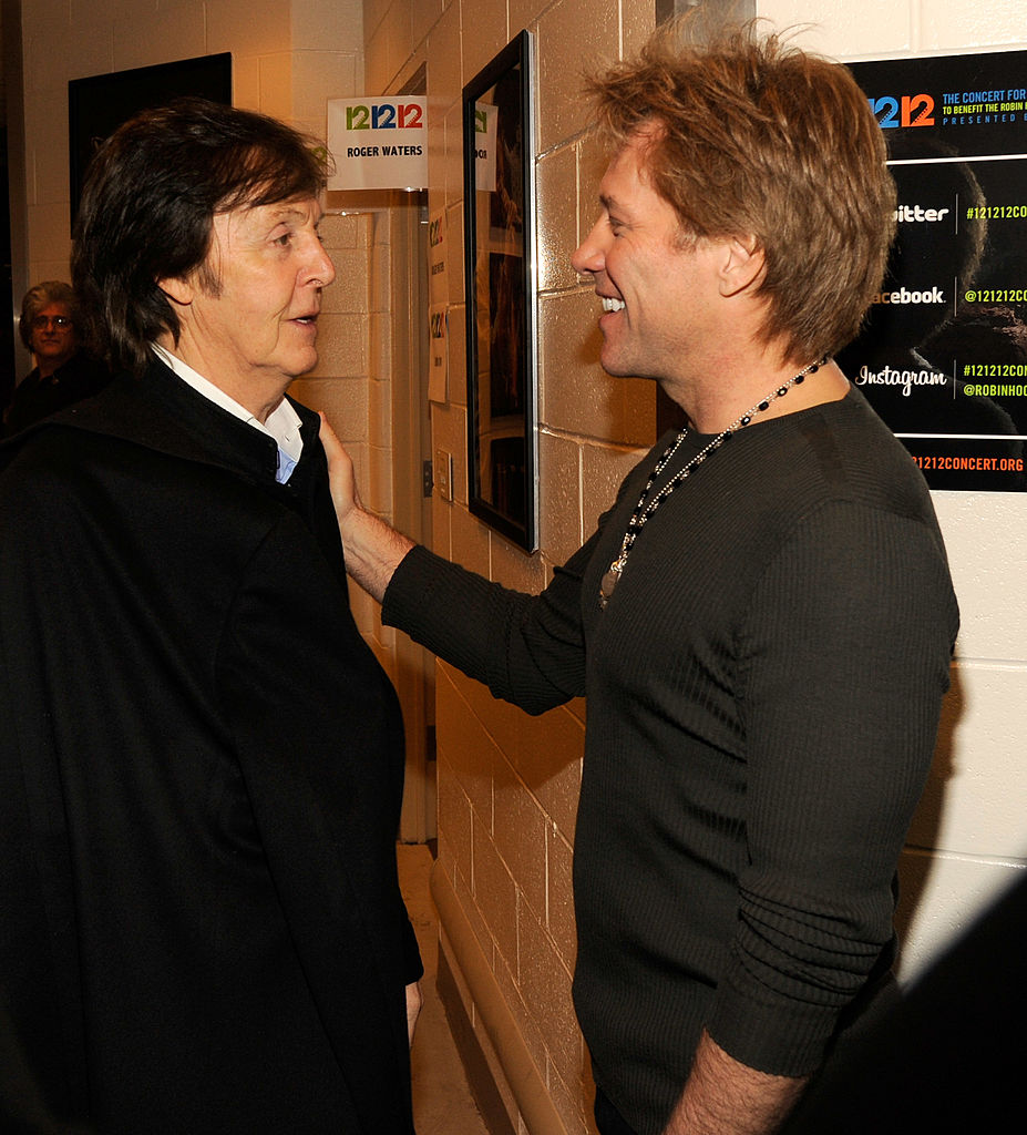 Paul McCartney and Jon Bon Jovi