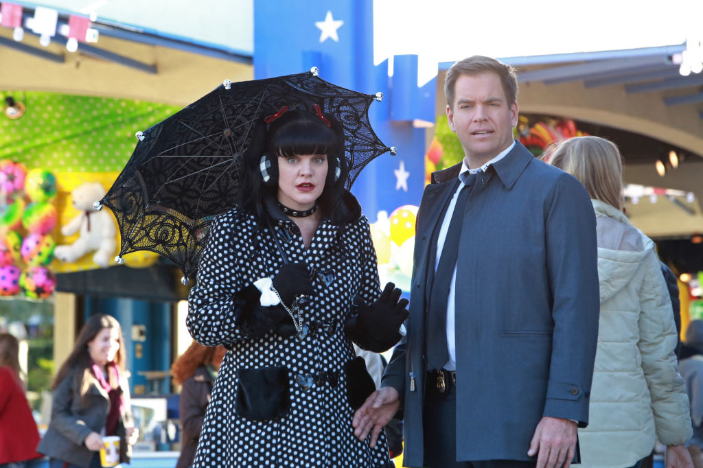 Pauley Perrette and Michael Weatherly of NCIS