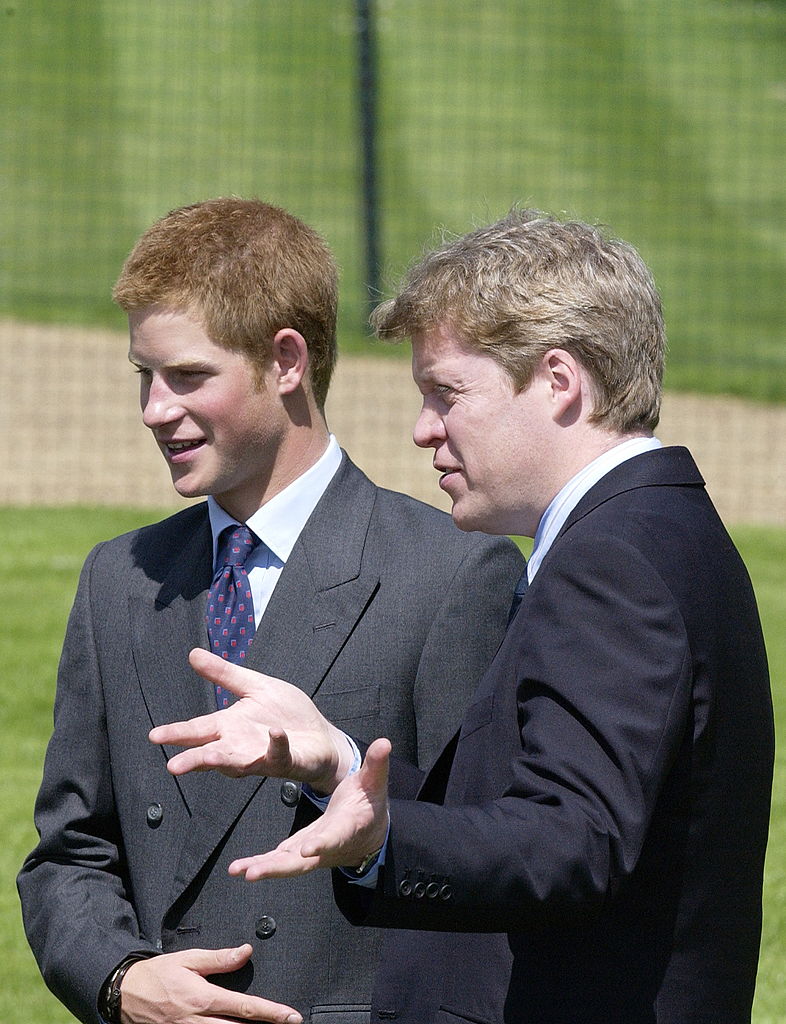 Prince Harry and Charles Spencer attend opening of fountain built in memory of Princess Diana