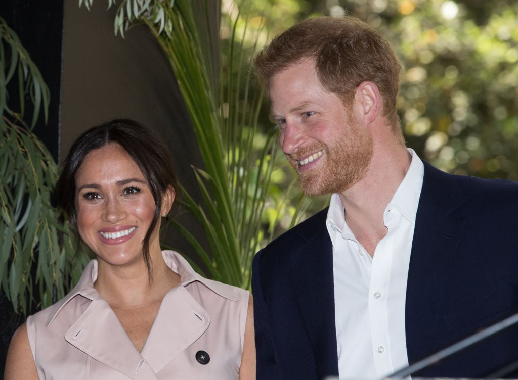 Prince Harry and Meghan Markle visit the British High Commissioner's residence to attend an afternoon reception to celebrate the UK and South Africa’s important business and investment relationship