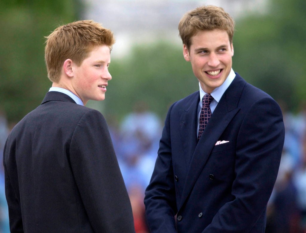 Prince Harry and Prince William attend parade for Queen Elizabeth II's Golden Jubilee