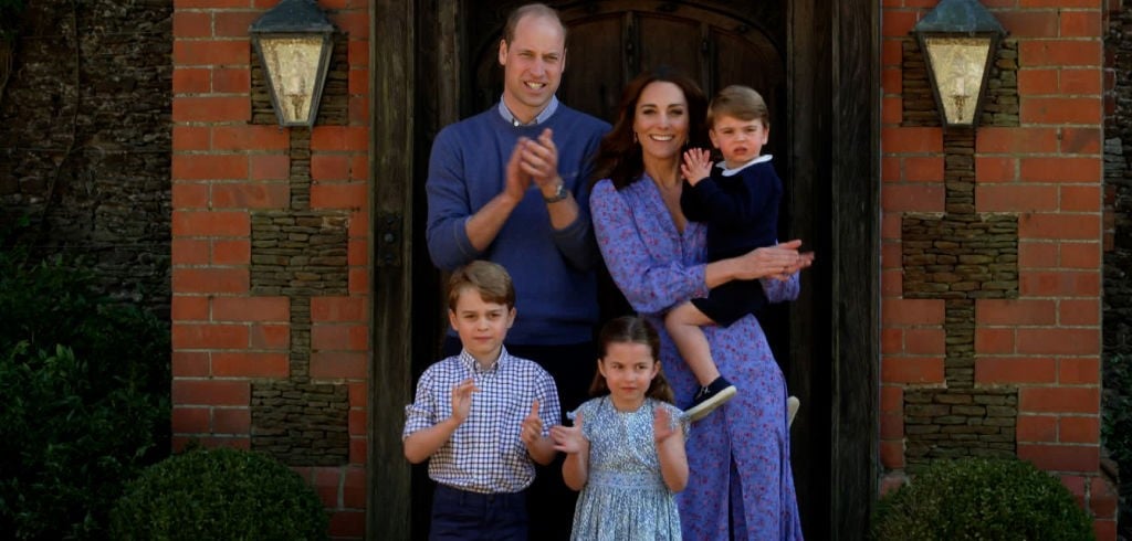 Prince William, Kate Middleton, and their children
